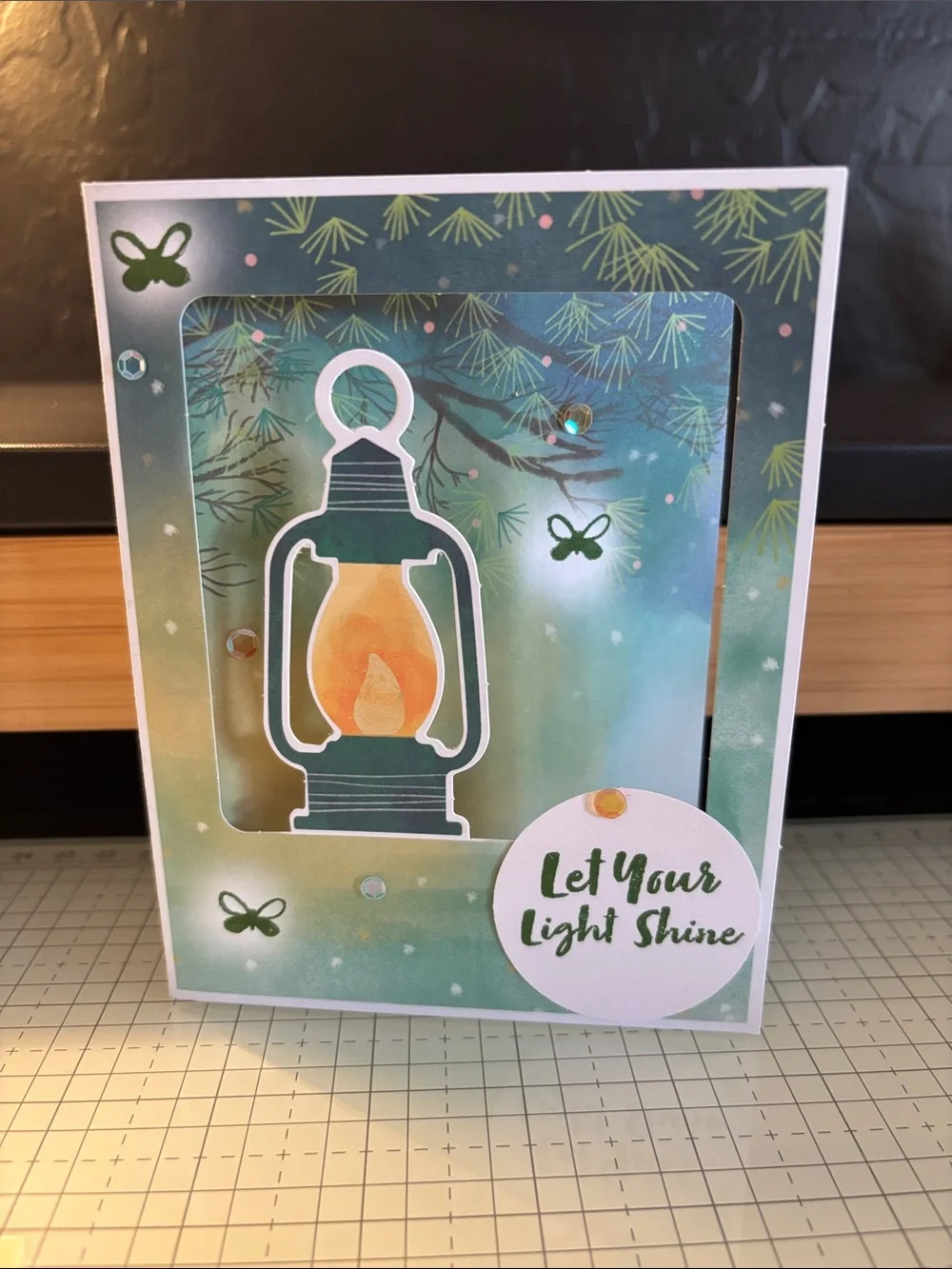 Set of 4 Camping-Themed Greeting Cards